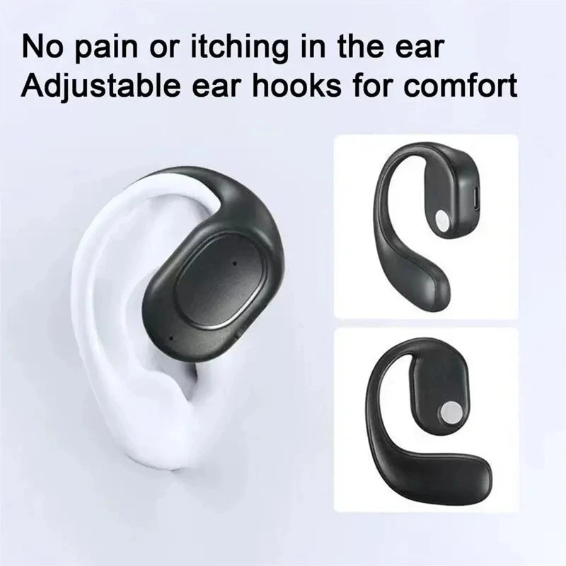 Wireless Headphones Bluetooth Headset with Microphone Bone Conduction Handsfree Noise Canceling Earphones for Driving Audifonos