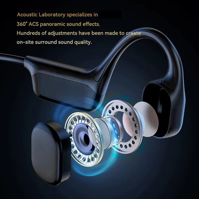 Xiaomi Bone Conduction Earphones IPX8 Waterproof Headset for Swimming Bluetooth 5.4 Wireless Sport Headphones MP3 32G RAM