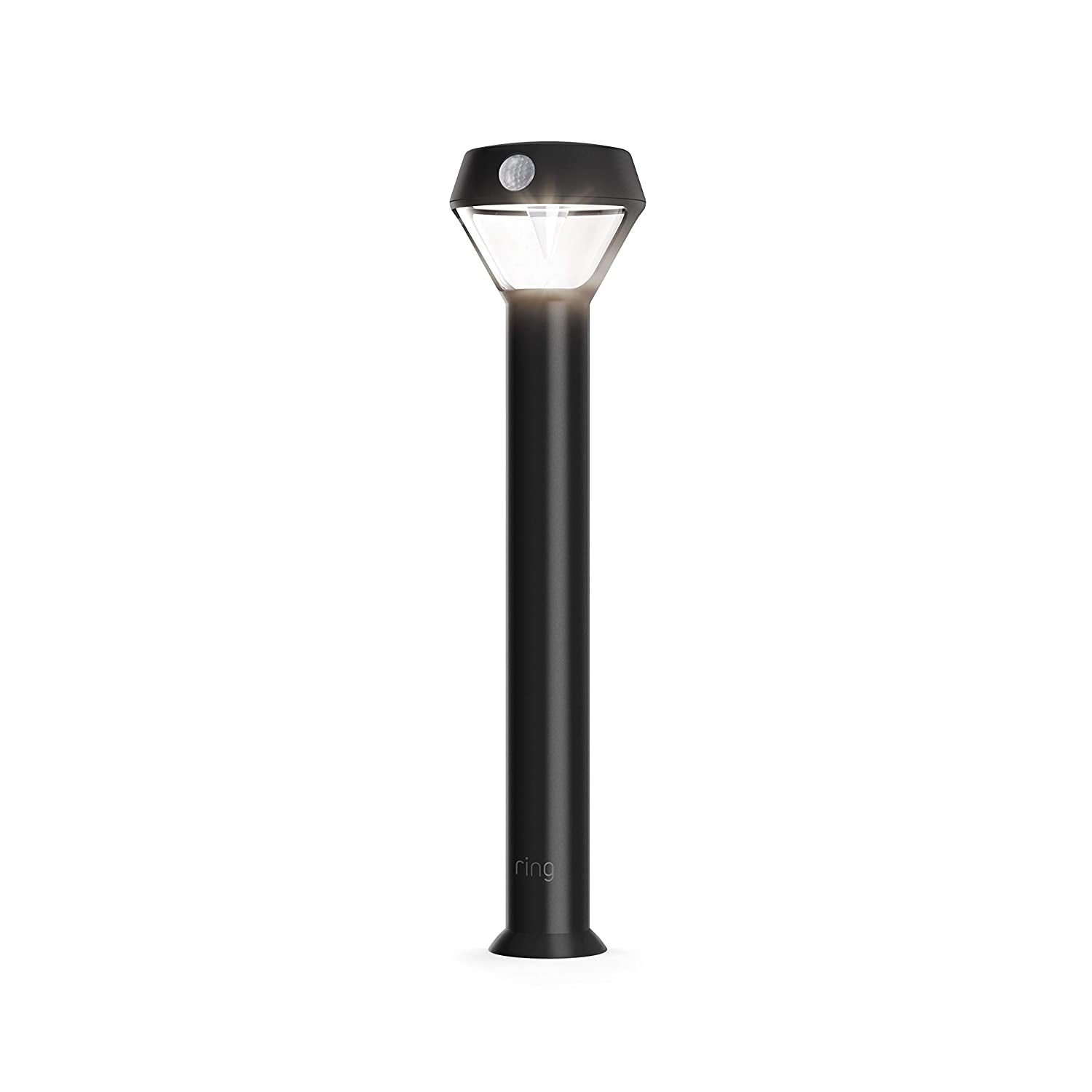 Solar Pathlight - Outdoor Motion-Sensor Security Light, Black (Bridge Required)