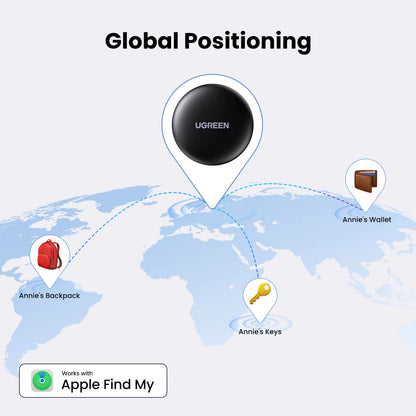 Finder SmartTrack Link – MFi-Certified Bluetooth GPS Tracker with Apple Find My, Smart Tag for Keys, Earbuds, Luggage & iOS Devices